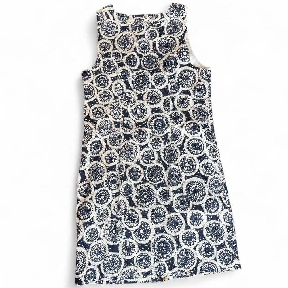 Trina Turk Kindle Blue Dress ($348) Cotton Blend Sz 6 | Graduation Formal dress - Picture 5 of 8